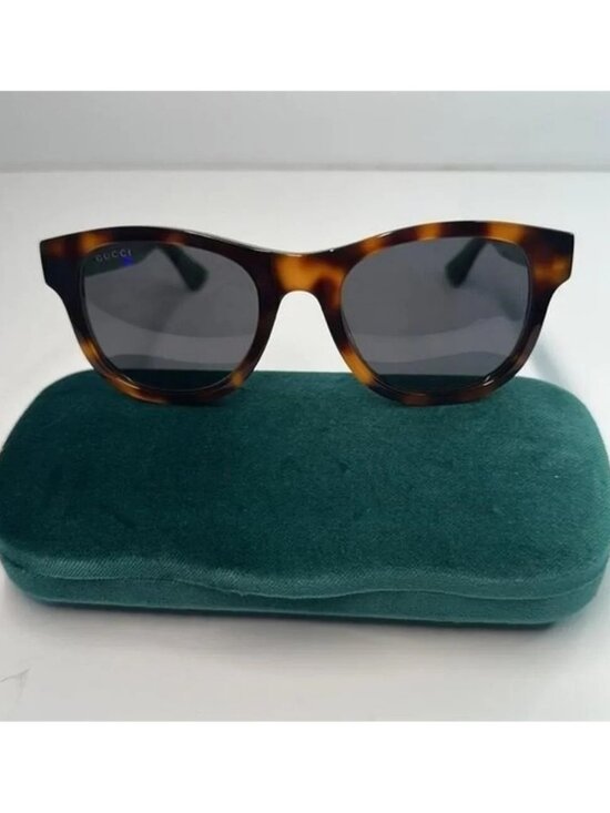 Gucci Tortoiseshell Sunglasses with Red and Green Stripes main image 13